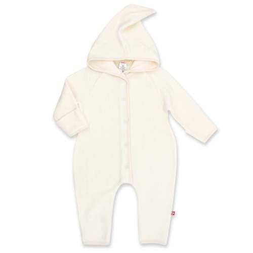 Cream Cozie Fleece Baby Onesie - Cozie Elf Suit | Zutano