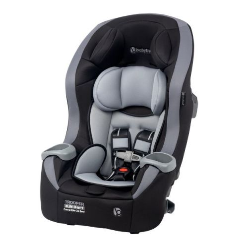 Baby Trend Trooper Slim 3-in-1 Convertible Car Seat - Dash Black: Rear & Forward Facing, Max 90 lbs