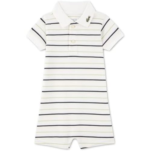 Lacoste baby-boys Classic Pique Polo Romper