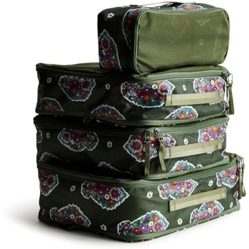 Vera Bradley Women's Ripstop Polyester Packing Cube Set