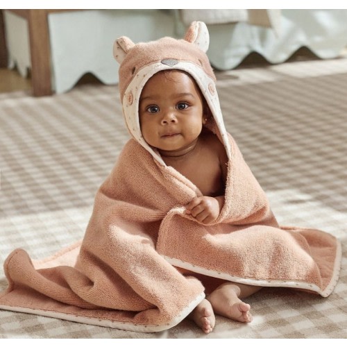 Fox Hooded Baby Towel
