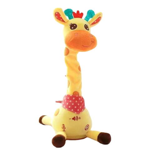 Interactive Dancing Giraffe Plush Toy with Adjustable Volumes and Multiple Music Options for Kids