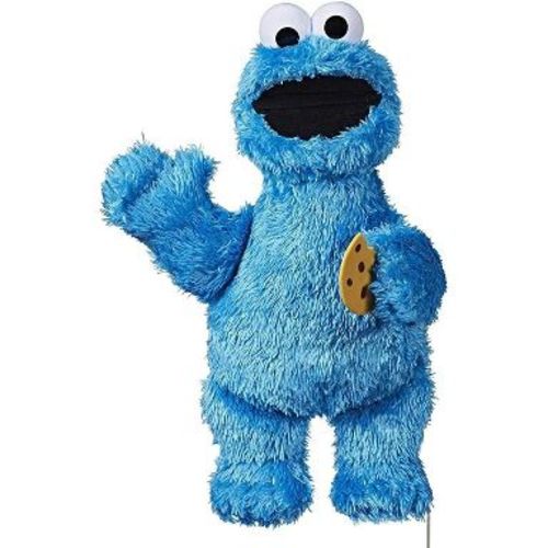 Sesame Street Feed Me Cookie Monster Plush: Interactive 13 Inch Cookie Monster