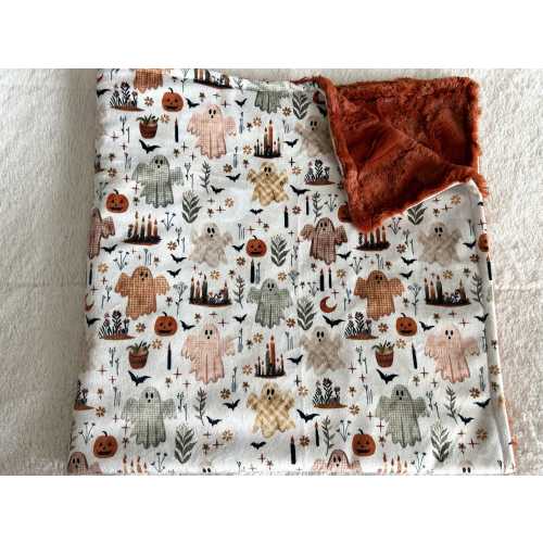 LOVEY, QUICK SHIP, Cottagecore Ghost Friends, Baby Brewing Baby Blanket, Halloween Lovie, Spooky Goth, Fall Baby Gift, Witch Crib Bedding