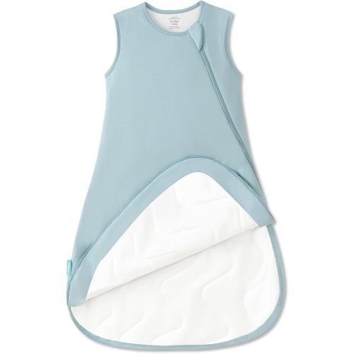 PurComfy Supersoft Sleep Sack 1.0 TOG, Premium Bamboo Viscose Baby Sleeping Bag 2-Way Zipper Sleep Sack Baby Wearable Blanket