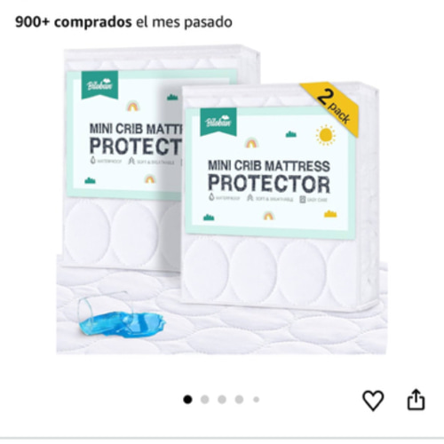 Mini crib waterproof liner 38 x 24