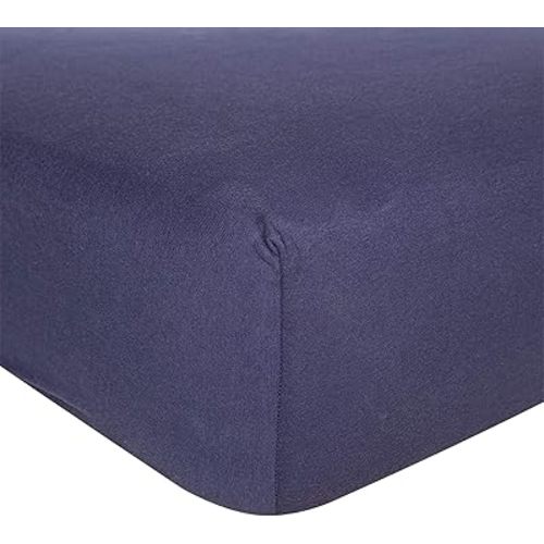 Burt's Bees Baby Essential Organic Cotton Fitted Crib Sheet, Breathable for Boy Girl Standard Crib & Toddler Mattresses