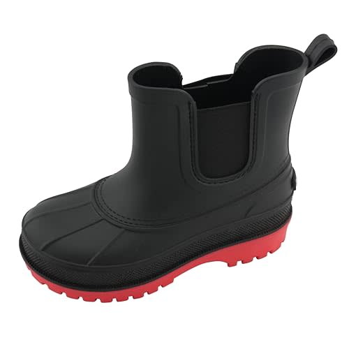 Sperry Toddler Chelsea Rain Boots, Waterproof Rubber Kids Rainboot, Girls/Boys Light Water Shoes for Muddy Park/Hiking
