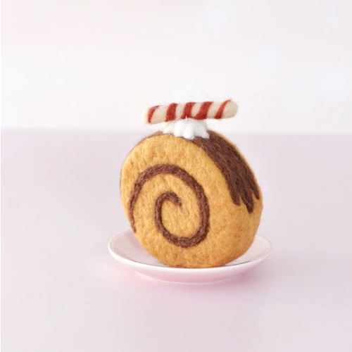 Felt Chocolate Swiss Roll