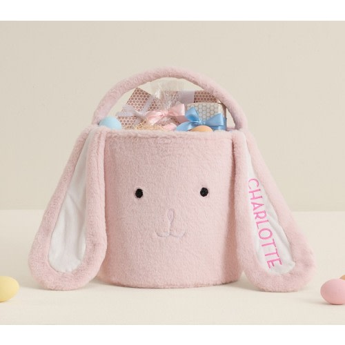Fur Bunny Jumbo Easter Bucket