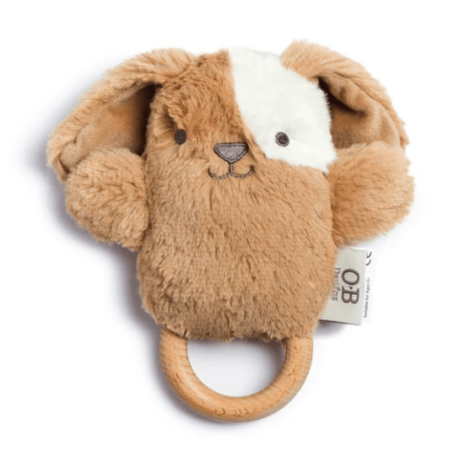 Duke Dog Soft Rattle Toy 6.8"/17cm