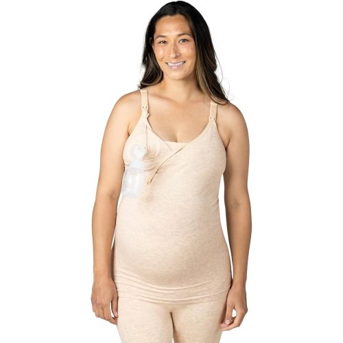 Kindred Bravely French Terry Nursing Bra for Breastfeeding and Sleep, Racerback Crossover, Soft and Stretchy Maternity Bra
