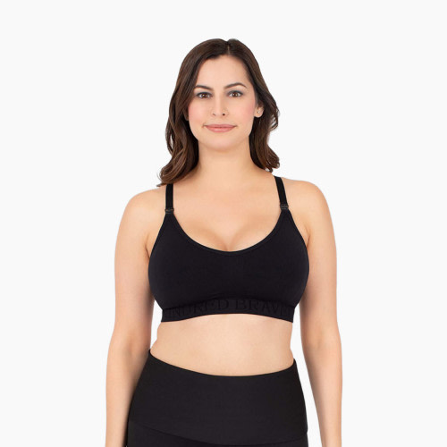Kindred Bravely Sublime Support Low Impact Nursing & Maternity Sports Bra - Black, Small