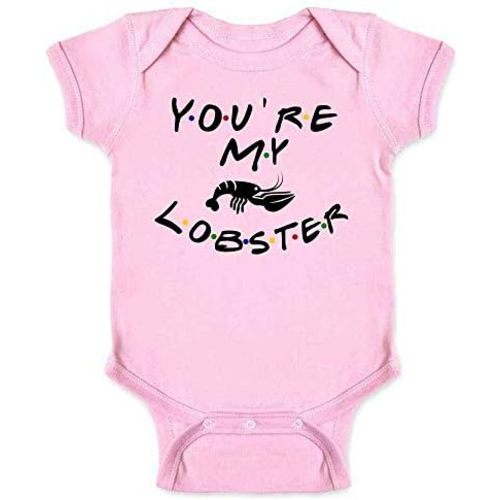 Pop Threads Youre My Lobster Funny 90s TV Show Graphic Infant Baby Boy Girl Bodysuit
