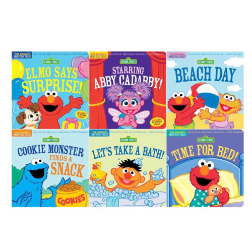 Indestructibles: Sesame Street Series 6 Books Set - Chew Proof · Rip Proof · Nontoxic · 100% Washable (Book for Babies, Newborn Books, Safe to Chew)