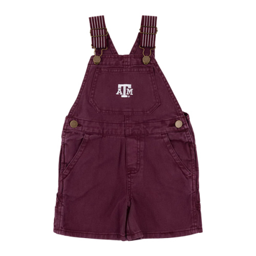 Texas A&M Collegiate Outfitters Toddler Overalls - Maroon