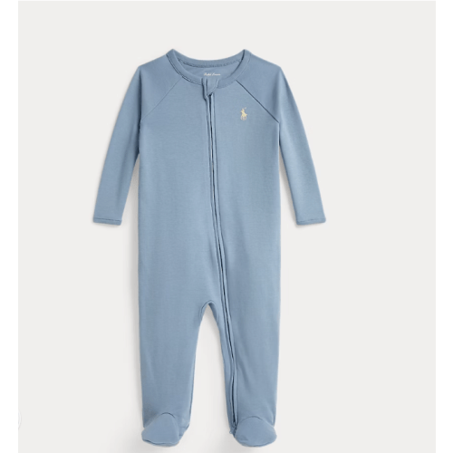 Cotton Interlock Footed Coverall
