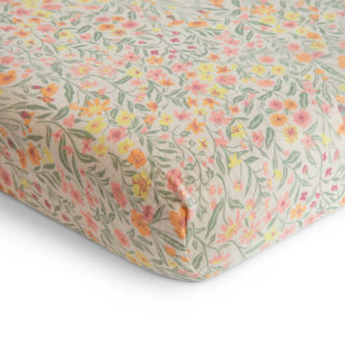 Mushie Extra Soft Muslin Crib Sheet