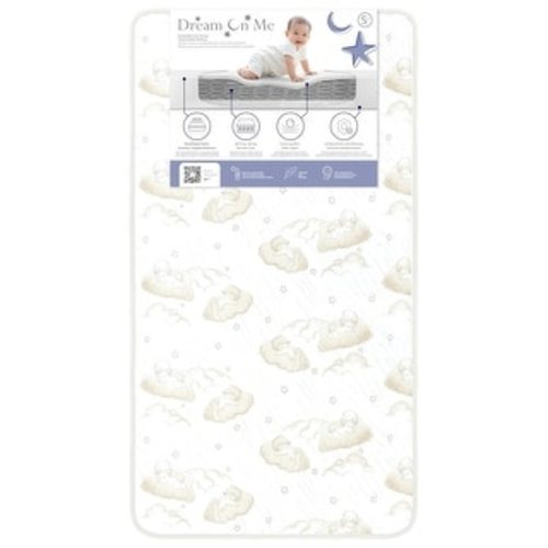 Dream On Me 2-In-1 Breathable Twilight 5-Inch Spring Coil Crib and Toddler Bed Mattress