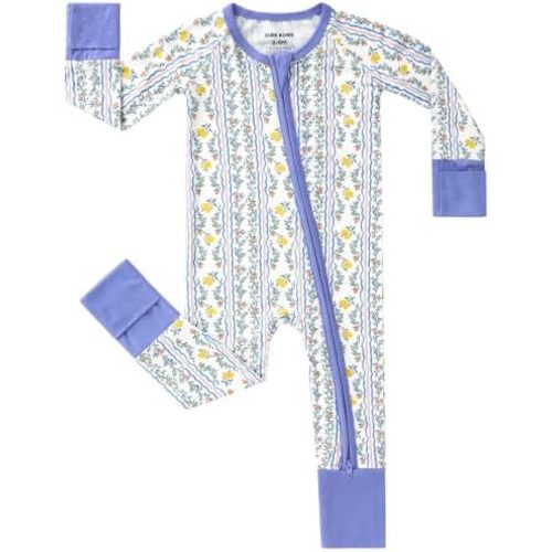 pureborn Baby Sleeper Viscose from Bamboo Zipper Footies Pjs 0-24 Months