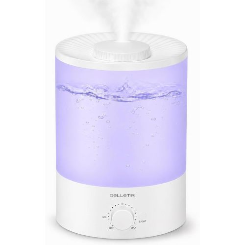 3.5L Cool Mist Humidifier, Top Fill, 24dB Quiet, Night Light