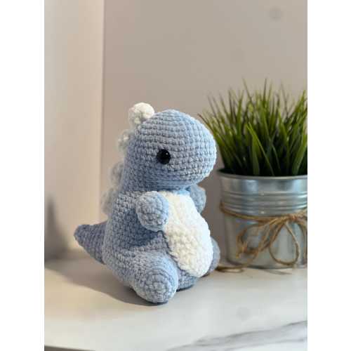 Chubby Dino Crochet Plushie