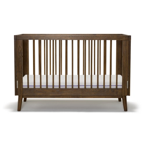 Babyrest Beckett Drop Side Cot Walnut