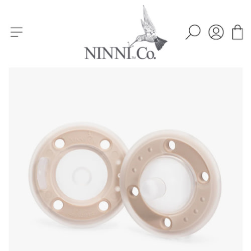 Ninni Pacifier Oatmeal 2 Pack