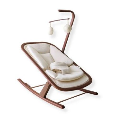 Snuggle Me Baby Bouncer and Rocker - Walnut Brown
