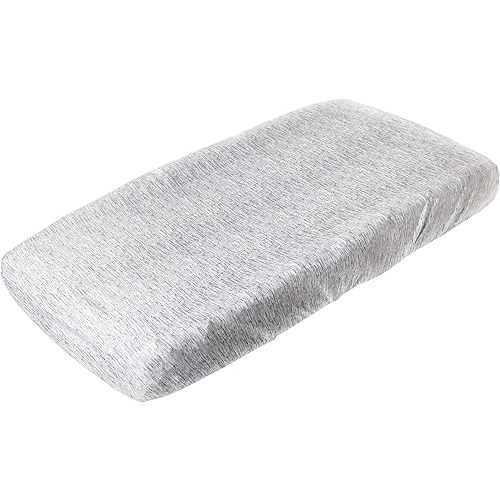 Premium Knit Changing Pad Cover by Copper Pearl: Soft, Stylish, and Universal Fit for All Standard Diaper Changing Pads, Trendy Design Changing Pad Covers, Asher