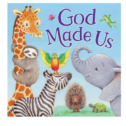 God Made Us – Christian Board Book for Kids | Faith-Based Story Celebrating God’s Love, Individuality & Creation | Touching Bedtime Story Picture Book for Toddlers | Baby & Baptism Gift