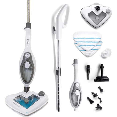 Steam and Go 10-in-1 Steam Cleaner Mop with Detachable Base 1200W Floor Steamer