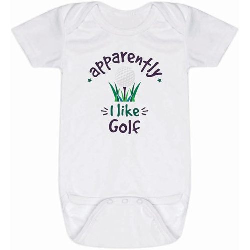 ChalkTalkSPORTS Golf Baby & Infant One Piece | Golf Theme Bodysuits