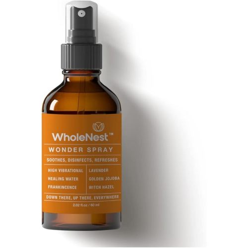 Wonder Spray Postpartum Essentials, All-Natural Perineal Spray with Witch Hazel & Frankincense Oil, Gentle Support for Pregnancy, Perineal Massage, Birth Recovery, and Breastfeeding, 60 ml