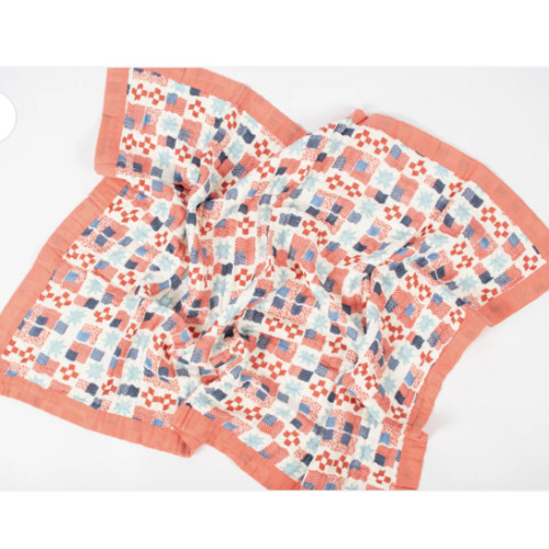 Patriotic Patchwork Cotton Baby Blanket – American Farm Company