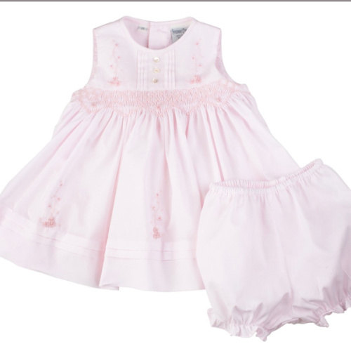 Sleeveless Diamond Smocked Dress | Feltman Brothers