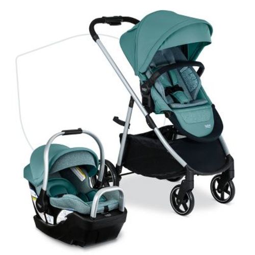 Britax Willow Grove SC Baby Travel System - Pindot Jade