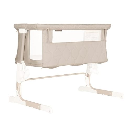 Baby Delight Beside Me Dreamer Bassinet | Bedside Sleeper | 8-Position Height Adjustment | Organic Sesame