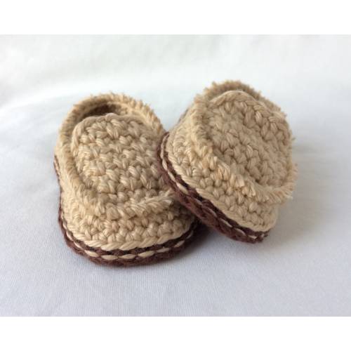 Crochet Baby Shoes - Crochet Baby Loafers - Baby Slippers - Crochet Slippers - Baby Boy Shoes - Baby Booties - Baby Gift