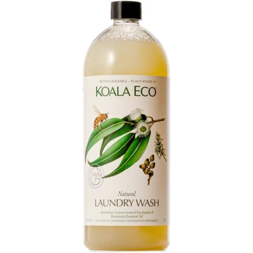 Koala Eco Natural Laundry Wash with Lemon Scented Eucalyptus & Rosemary Essential Oil - 1 L