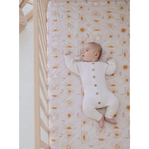 Waterproof Fitted Cot Sheet | Bohemian Sunshine