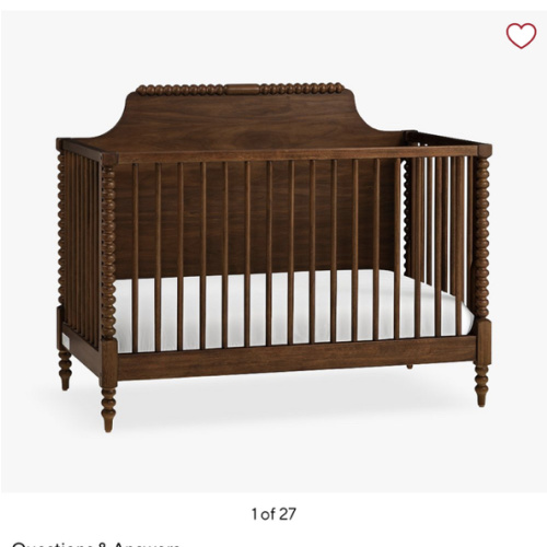 Chris Loves Julia 4-in-1 Convertible Crib | Pottery Barn Kids