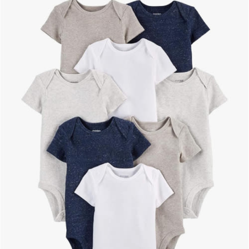 Simple Joys by Carter's Baby 8-Pack Short-Sleeve Bodysuit