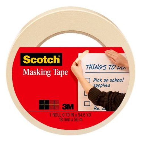 Scotch Masking Tape, .70 in x 54.6 yd
