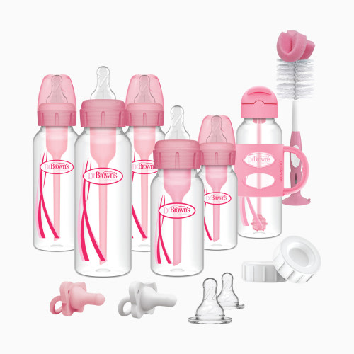 Dr. Brown's Anti-colic Options+ Narrow Bottle Gift Set - Pink