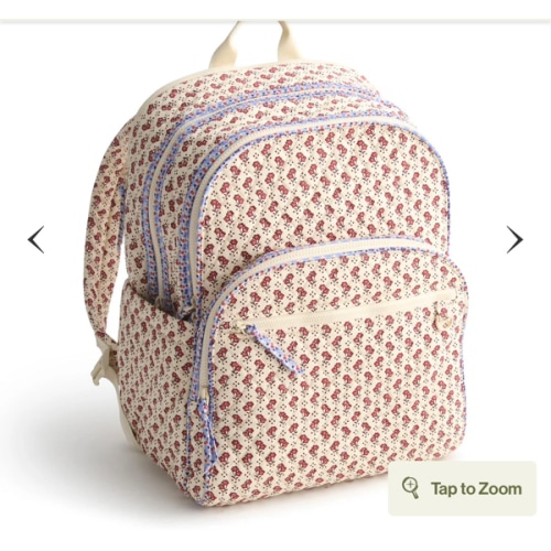 Large Bancroft Backpack - Cotton | Vera Bradley