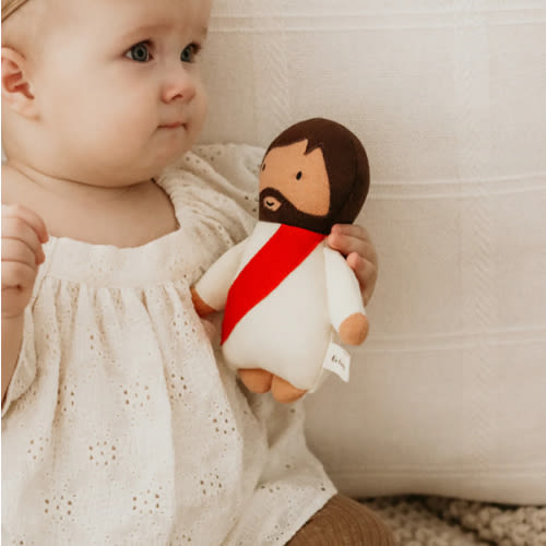 Jesus Plush Rattle Doll | Be A Heart Toy