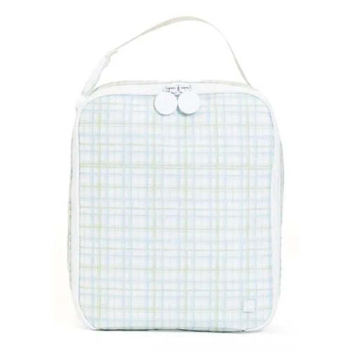 TRVL Design Insulated Lunch Box- Green Classic Plaid