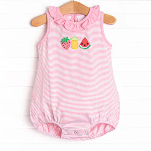 Spring Snacks Applique Bubble, Pink – Stitchy Fish