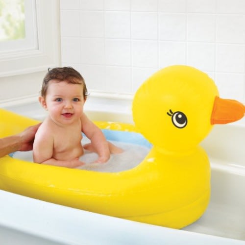 Munchkin White Hot Inflatable Duck Tub.